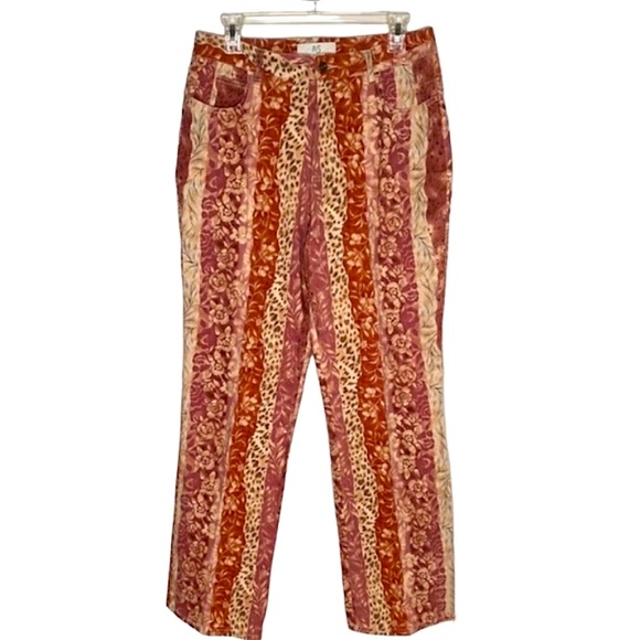 ios  jeans in boho prints & stripes Sz.10 - Picture 1 of 6